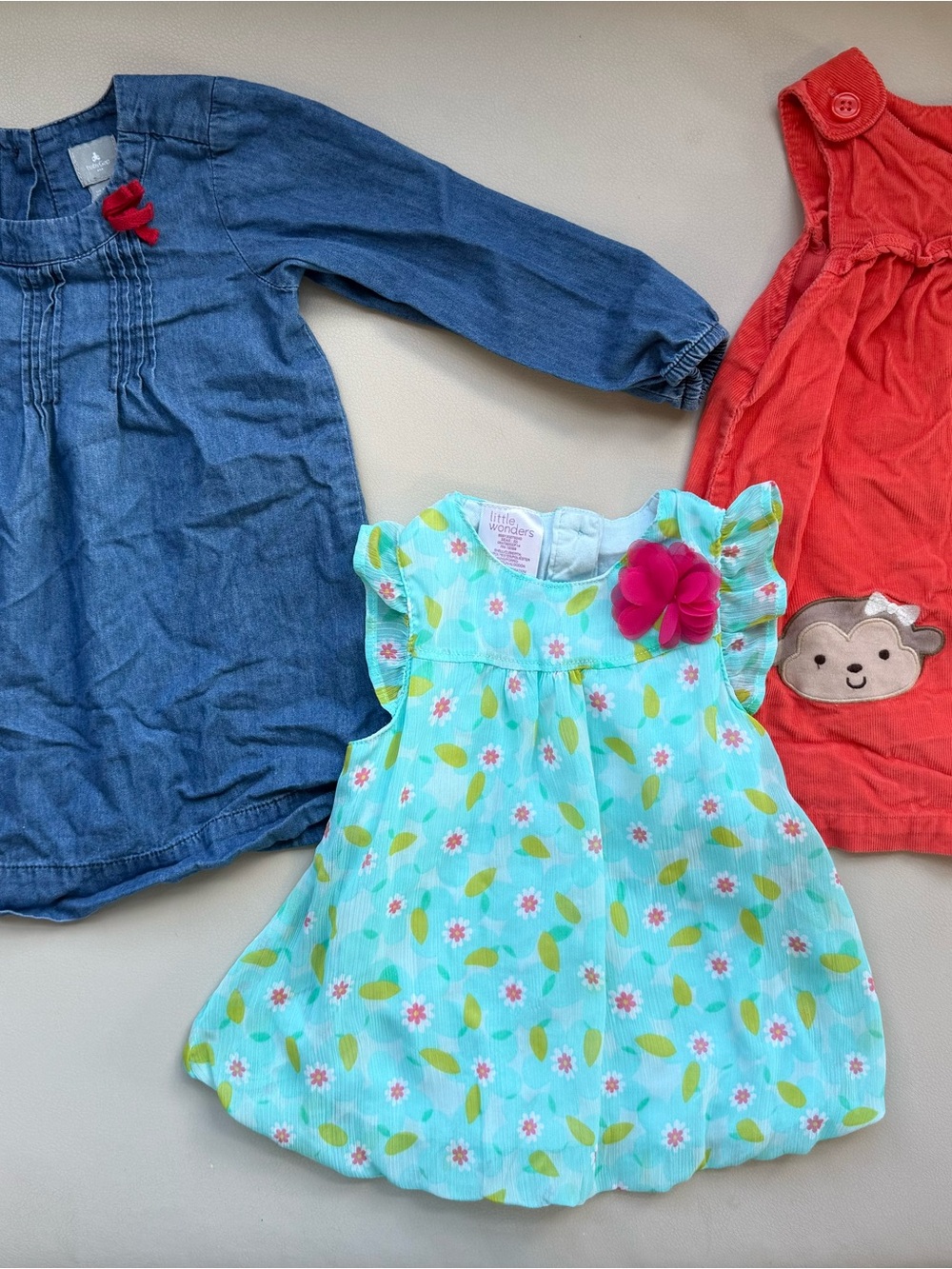 Girls’ Clothing Lot – 3 Cute Dresses/Tops 🌸